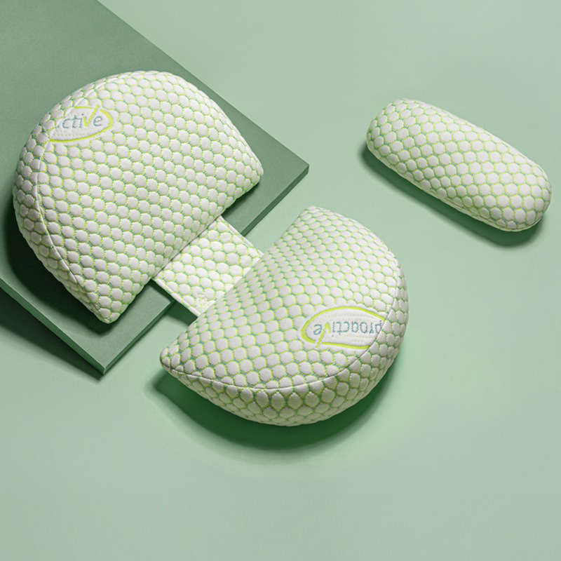 EaseMama Pregnancy Support Pillow – Compact Set, Sage Green