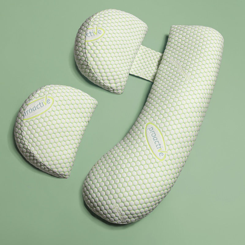 EaseMama Pregnancy Support Pillow – Full Body Set, Sage Green